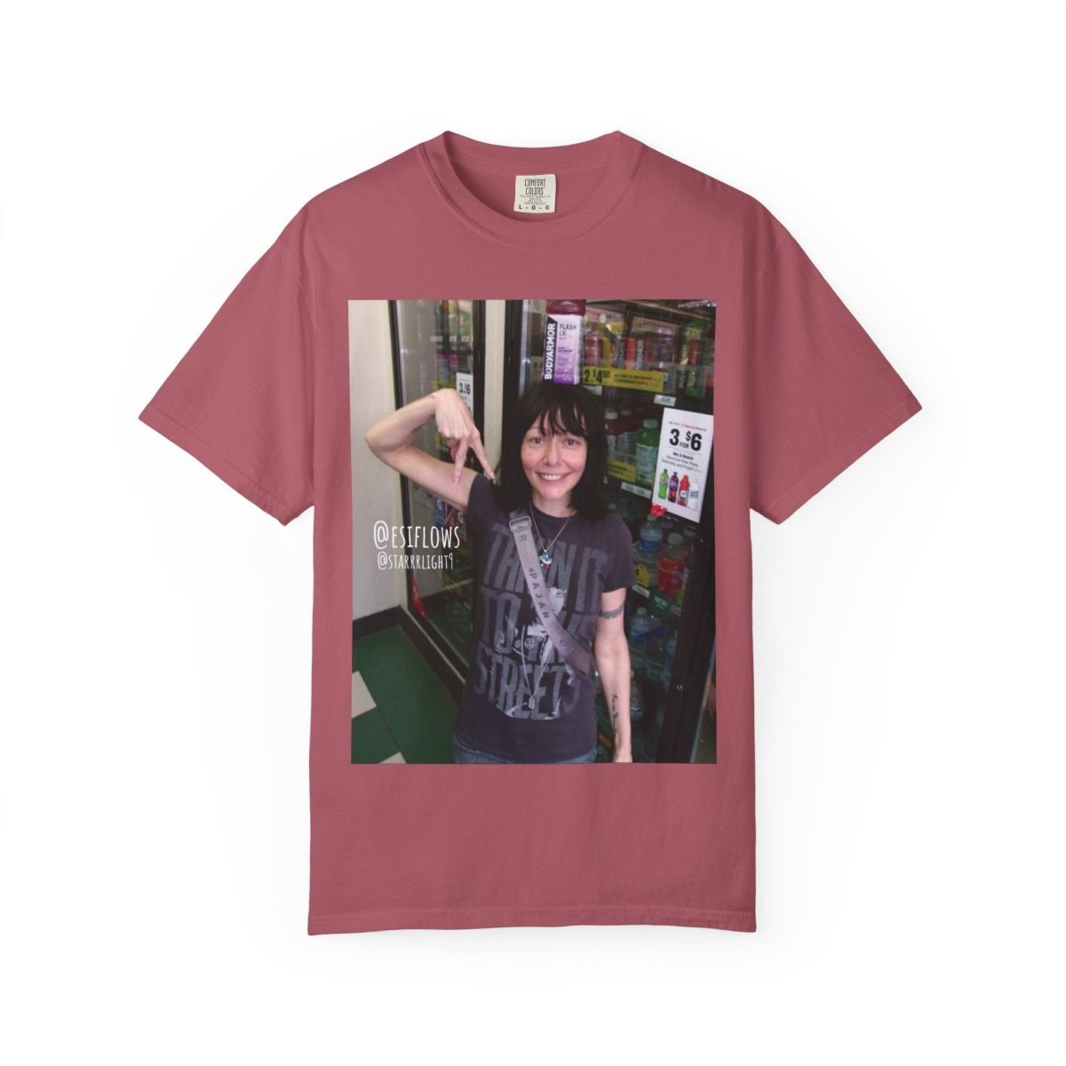 "Ciao Motherfucker - Gas Station" | ***[Graphic Tee]*** | Esiflows | Surreal Fun Dreamy Woman Aesthetic Alternative Psychedelic Streetwear T-Shirt - EsiFlows