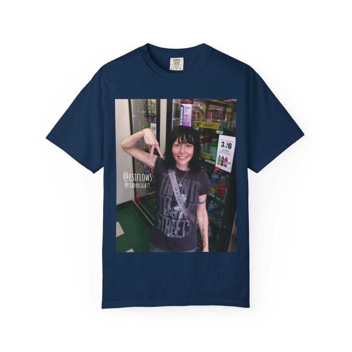 "Ciao Motherfucker - Gas Station" | ***[Graphic Tee]*** | Esiflows | Surreal Fun Dreamy Woman Aesthetic Alternative Psychedelic Streetwear T-Shirt - EsiFlows