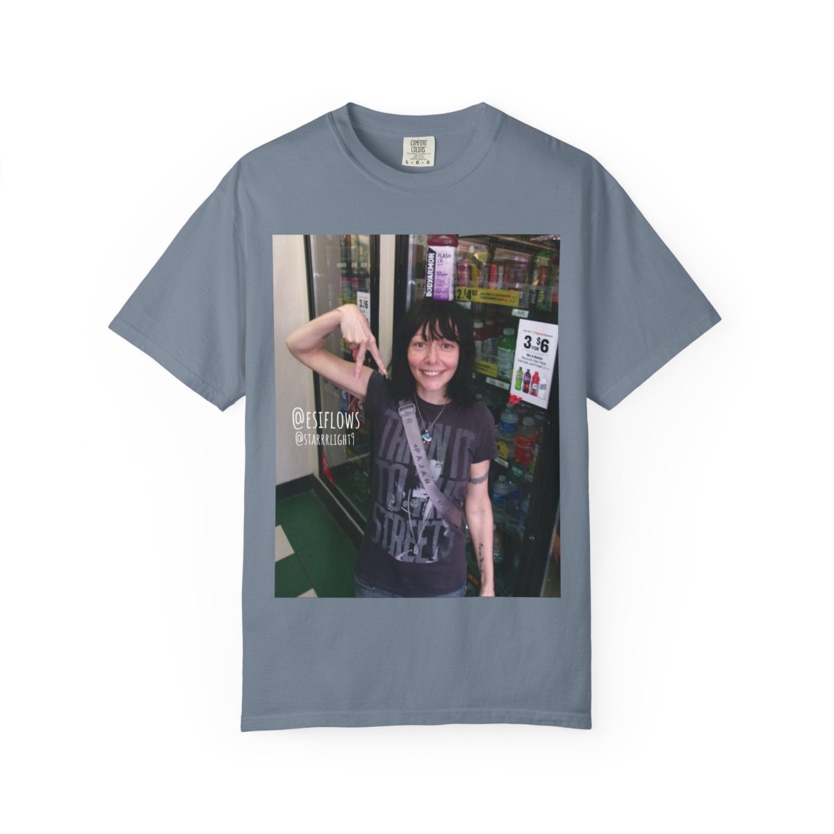"Ciao Motherfucker - Gas Station" | ***[Graphic Tee]*** | Esiflows | Surreal Fun Dreamy Woman Aesthetic Alternative Psychedelic Streetwear T-Shirt - EsiFlows