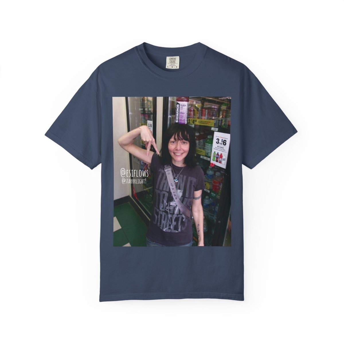 "Ciao Motherfucker - Gas Station" | ***[Graphic Tee]*** | Esiflows | Surreal Fun Dreamy Woman Aesthetic Alternative Psychedelic Streetwear T-Shirt - EsiFlows