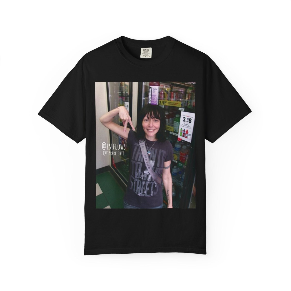 "Ciao Motherfucker - Gas Station" | ***[Graphic Tee]*** | Esiflows | Surreal Fun Dreamy Woman Aesthetic Alternative Psychedelic Streetwear T-Shirt - EsiFlows
