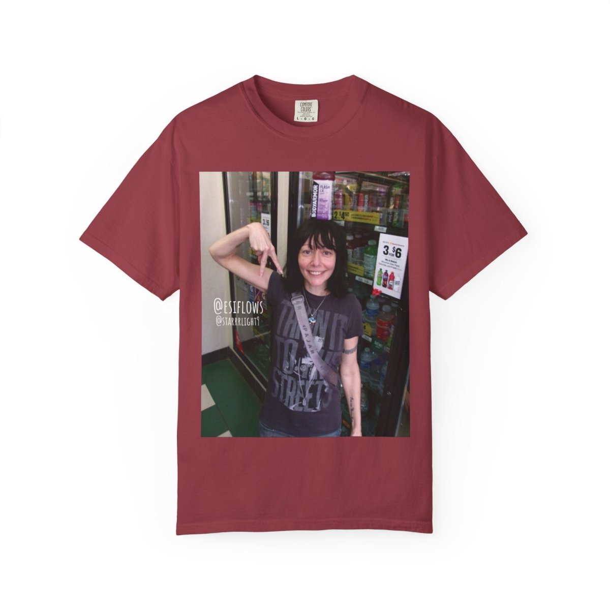 "Ciao Motherfucker - Gas Station" | ***[Graphic Tee]*** | Esiflows | Surreal Fun Dreamy Woman Aesthetic Alternative Psychedelic Streetwear T-Shirt - EsiFlows