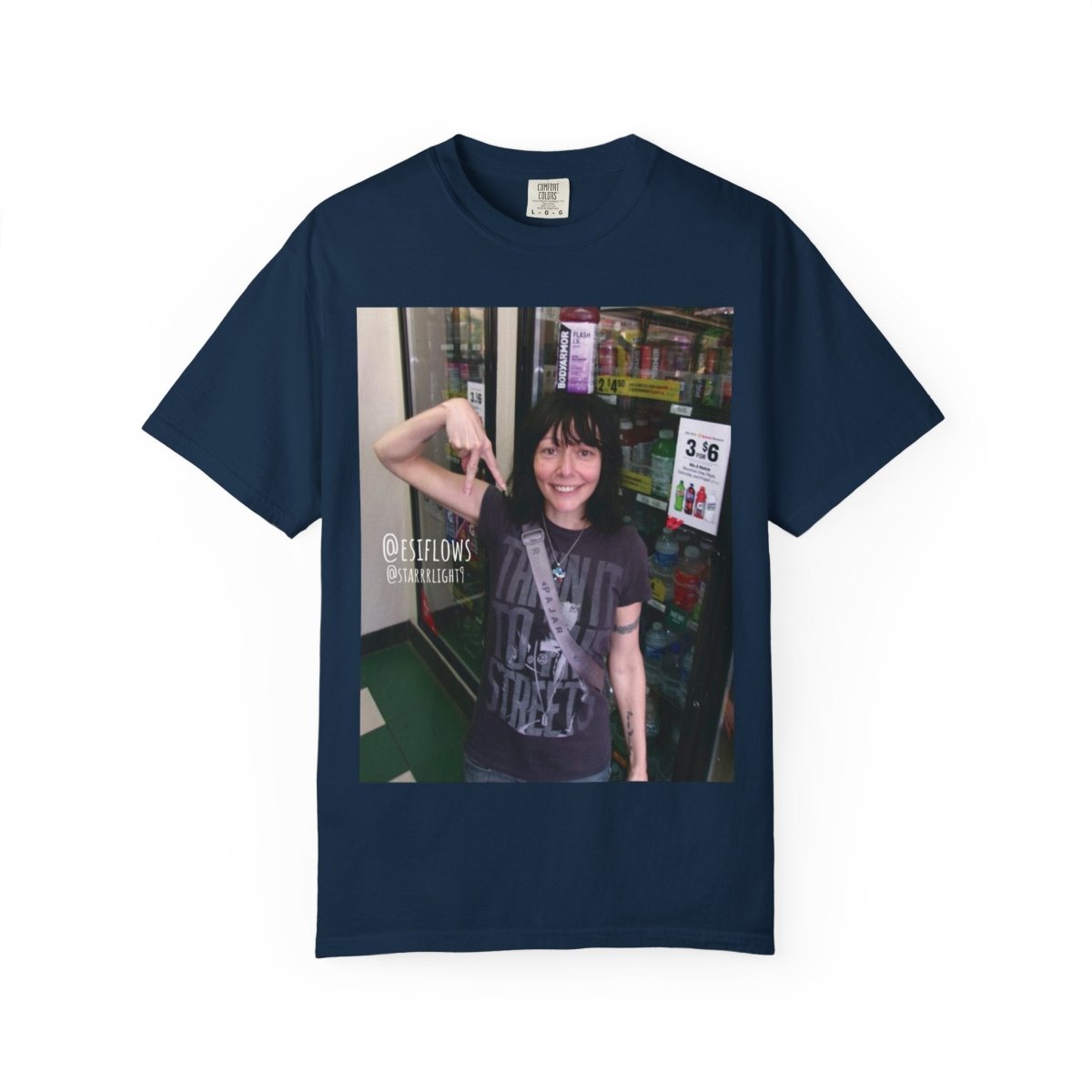 "Ciao Motherfucker - Gas Station" | ***[Graphic Tee]*** | Esiflows | Surreal Fun Dreamy Woman Aesthetic Alternative Psychedelic Streetwear T-Shirt - EsiFlows