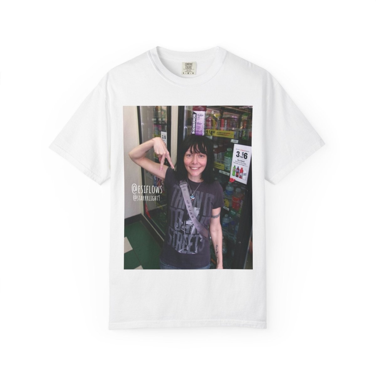"Ciao Motherfucker - Gas Station" | ***[Graphic Tee]*** | Esiflows | Surreal Fun Dreamy Woman Aesthetic Alternative Psychedelic Streetwear T-Shirt - EsiFlows