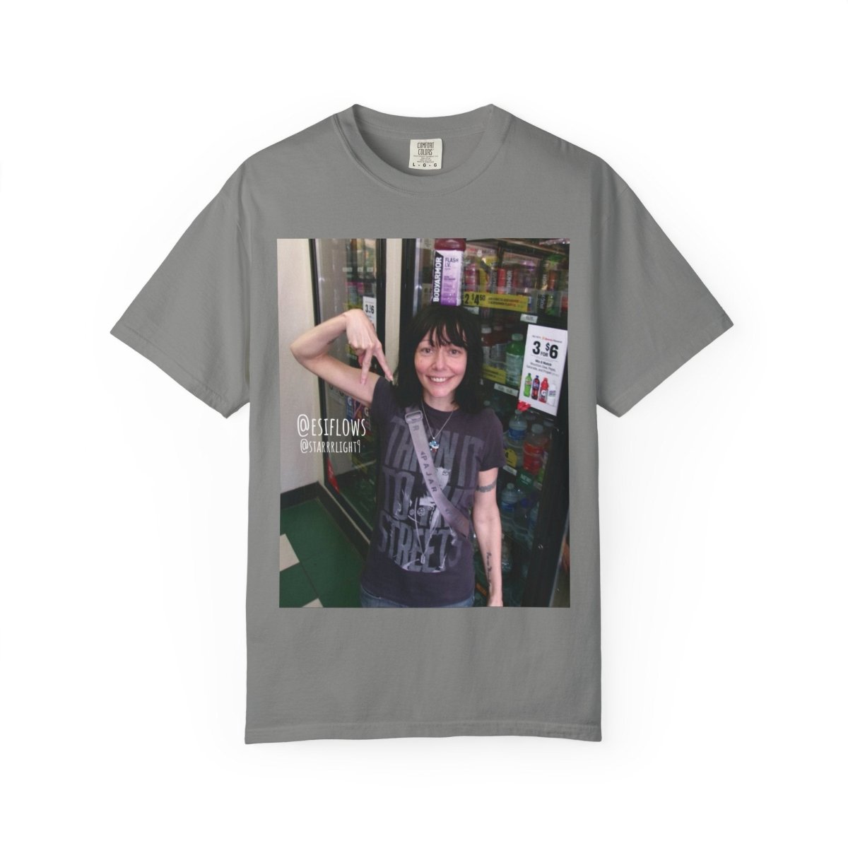 "Ciao Motherfucker - Gas Station" | ***[Graphic Tee]*** | Esiflows | Surreal Fun Dreamy Woman Aesthetic Alternative Psychedelic Streetwear T-Shirt - EsiFlows