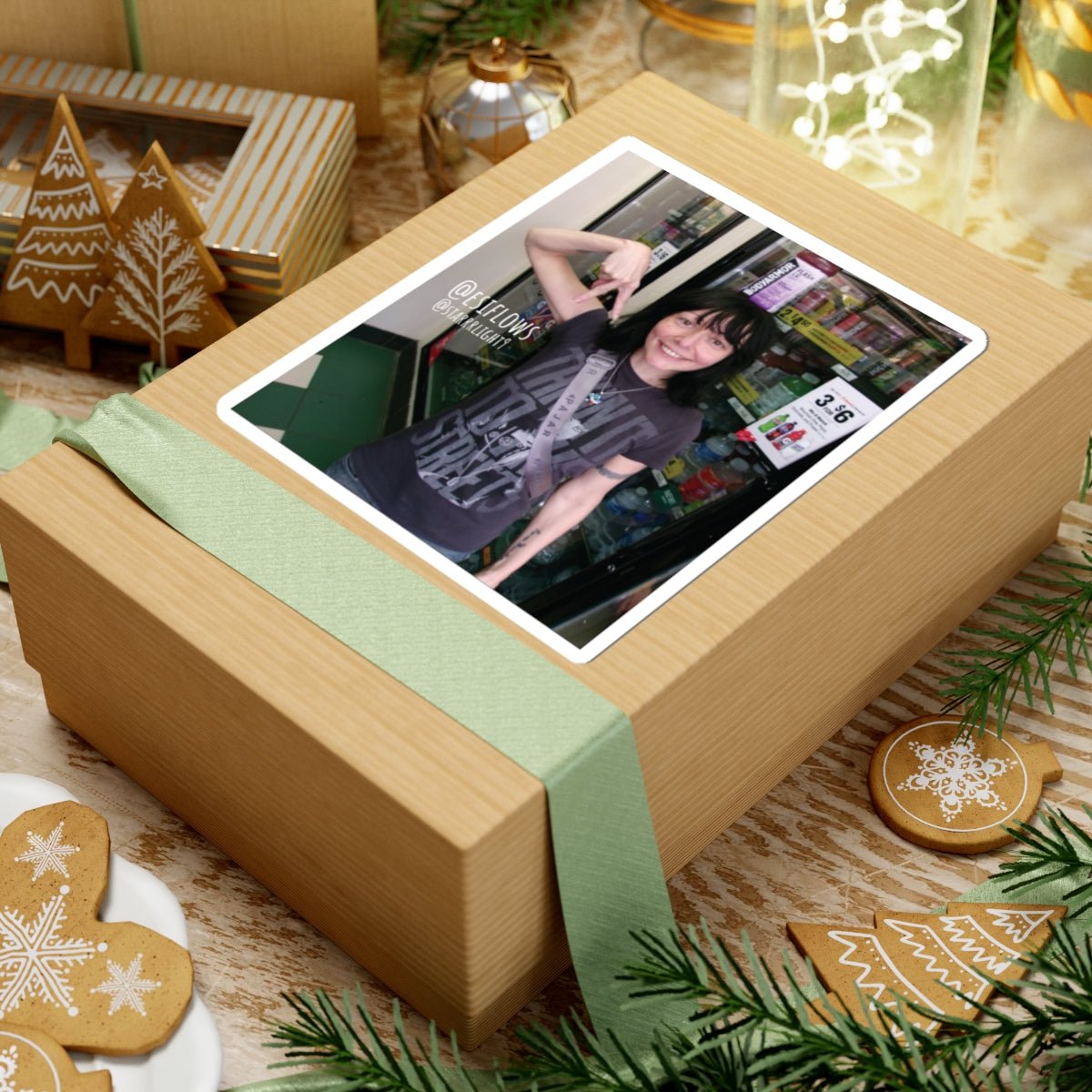 "Ciao Motherfucker - Gas Station" | ***[Sticker]*** | Esiflows | Surreal Fun Dreamy Woman Aesthetic Alternative Psychedelic Streetwear Sticker - EsiFlows