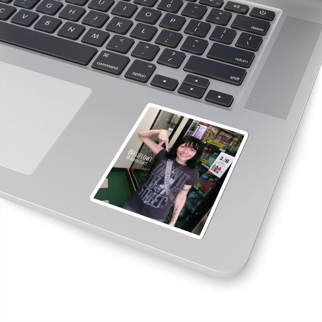 "Ciao Motherfucker - Gas Station" | ***[Sticker]*** | Esiflows | Surreal Fun Dreamy Woman Aesthetic Alternative Psychedelic Streetwear Sticker - EsiFlows