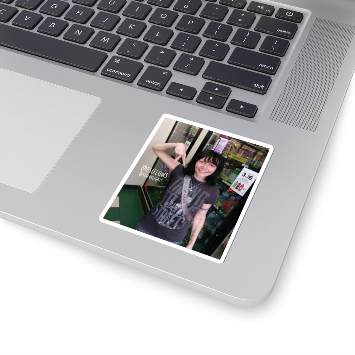 "Ciao Motherfucker - Gas Station" | ***[Sticker]*** | Esiflows | Surreal Fun Dreamy Woman Aesthetic Alternative Psychedelic Streetwear Sticker - EsiFlows