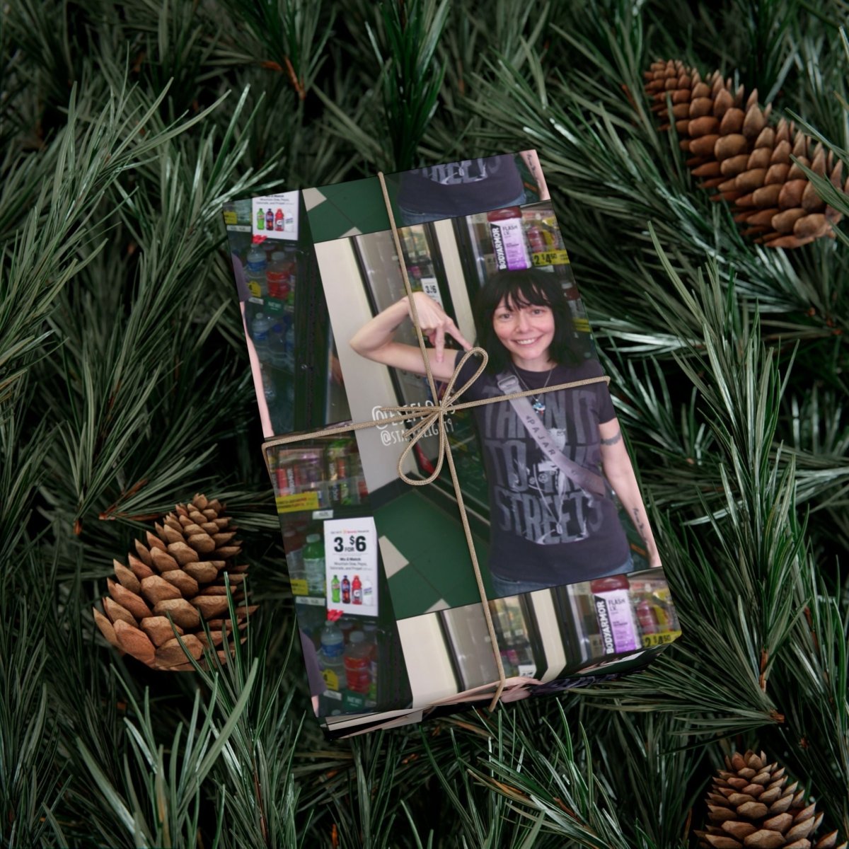 "Ciao Motherfucker - Gas Station" | ***[Wrapping Paper]*** | EsiFlows | Funny Dope Goofy Gift Wrap Paper - EsiFlows