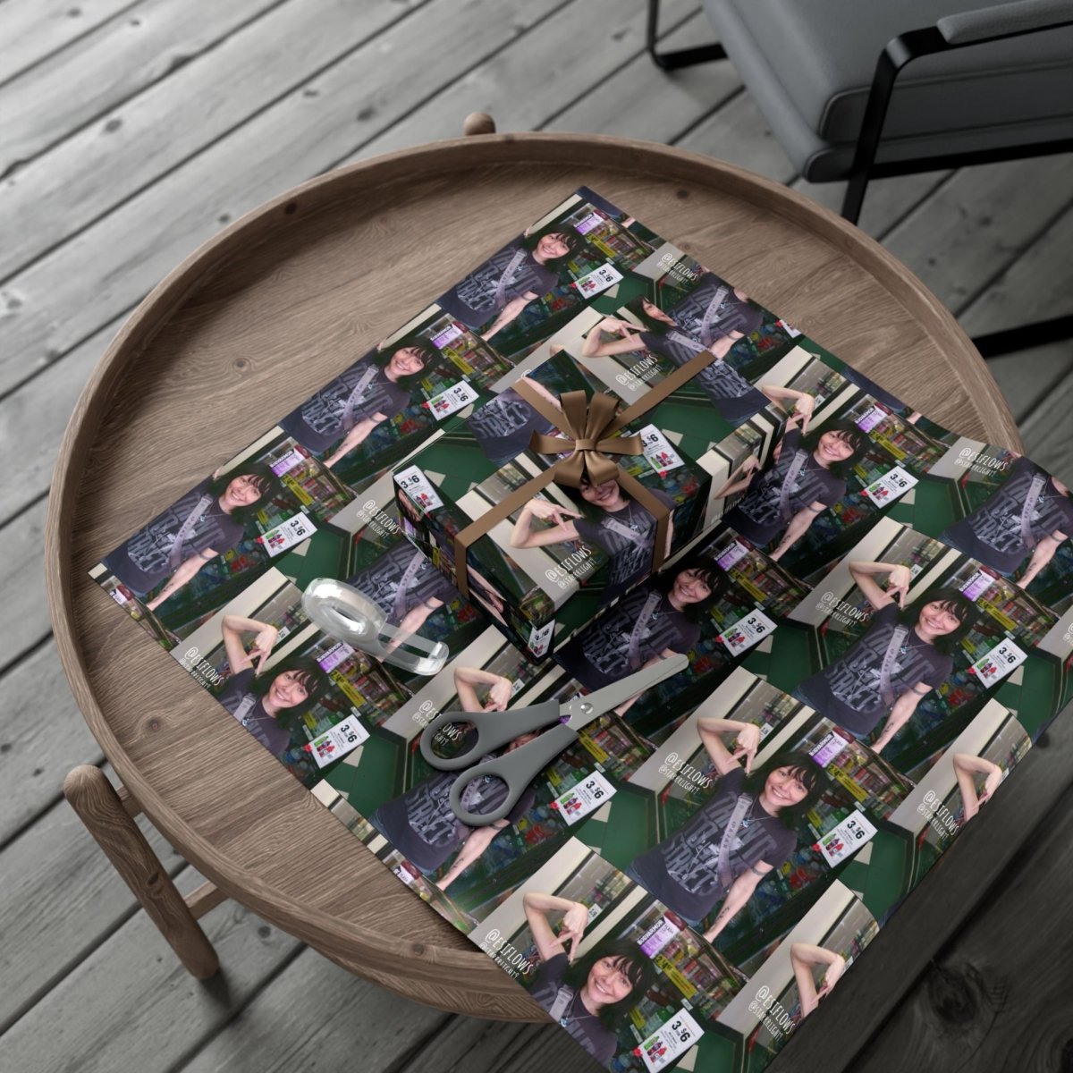 "Ciao Motherfucker - Gas Station" | ***[Wrapping Paper]*** | EsiFlows | Funny Dope Goofy Gift Wrap Paper - EsiFlows