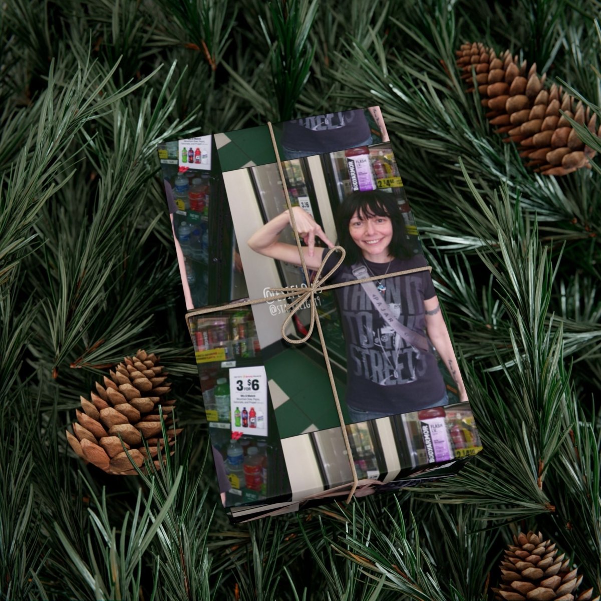 "Ciao Motherfucker - Gas Station" | ***[Wrapping Paper]*** | EsiFlows | Funny Dope Goofy Gift Wrap Paper - EsiFlows