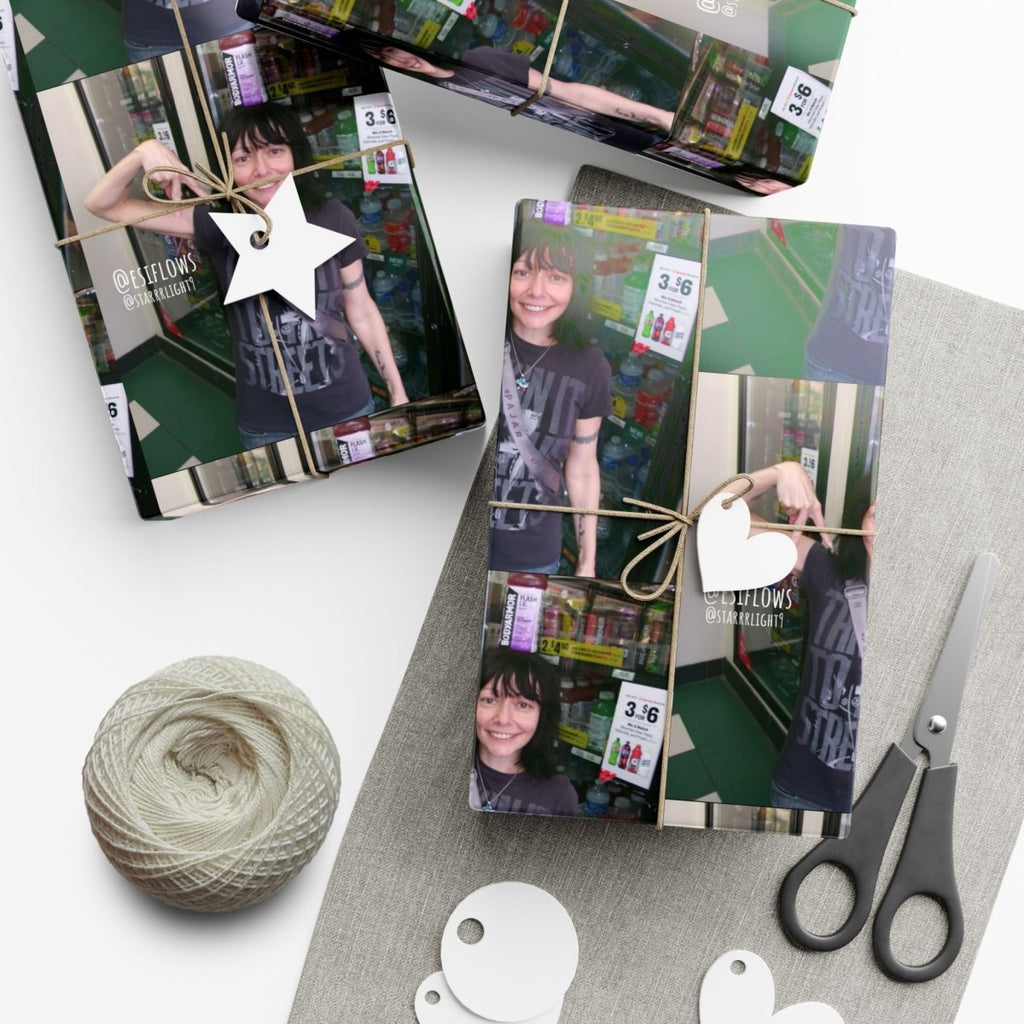 "Ciao Motherfucker - Gas Station" | ***[Wrapping Paper]*** | EsiFlows | Funny Dope Goofy Gift Wrap Paper - EsiFlows