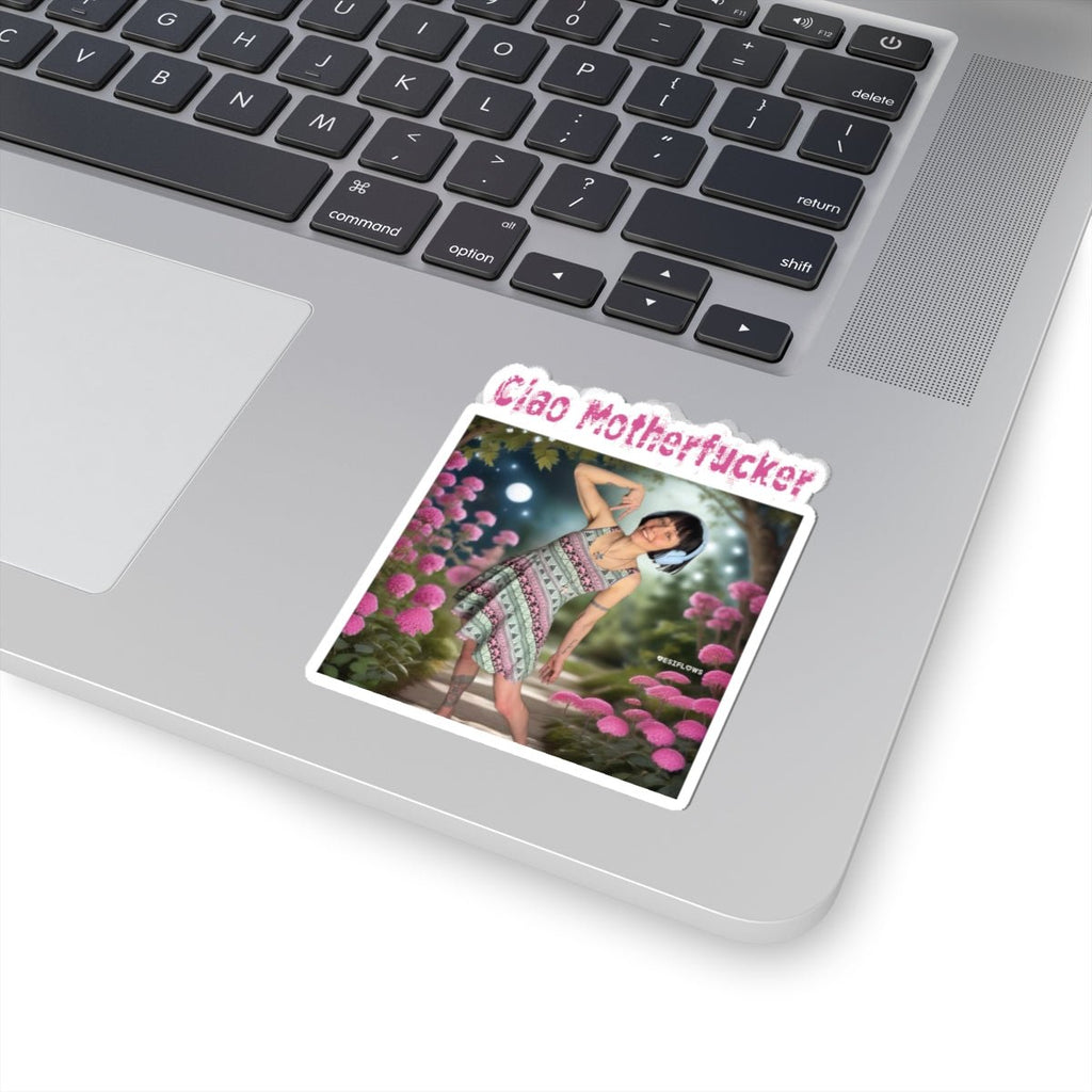 "Ciao Motherfucker - Moon Flower" | ***[Sticker]*** | Esiflows | Surreal Dreamy Uplifting Sticker - EsiFlows