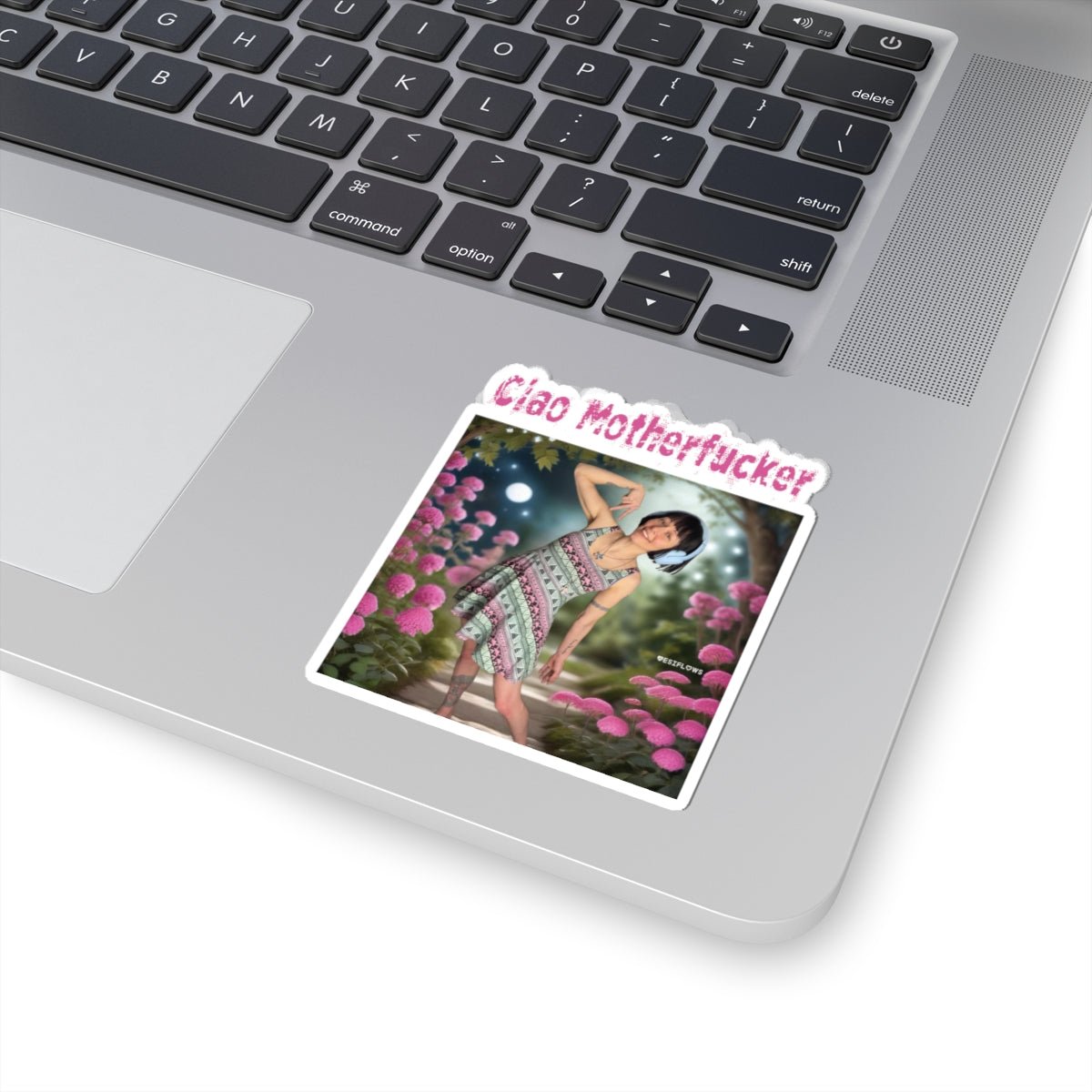 "Ciao Motherfucker - Moon Flower" | ***[Sticker]*** | Esiflows | Surreal Dreamy Uplifting Sticker - EsiFlows