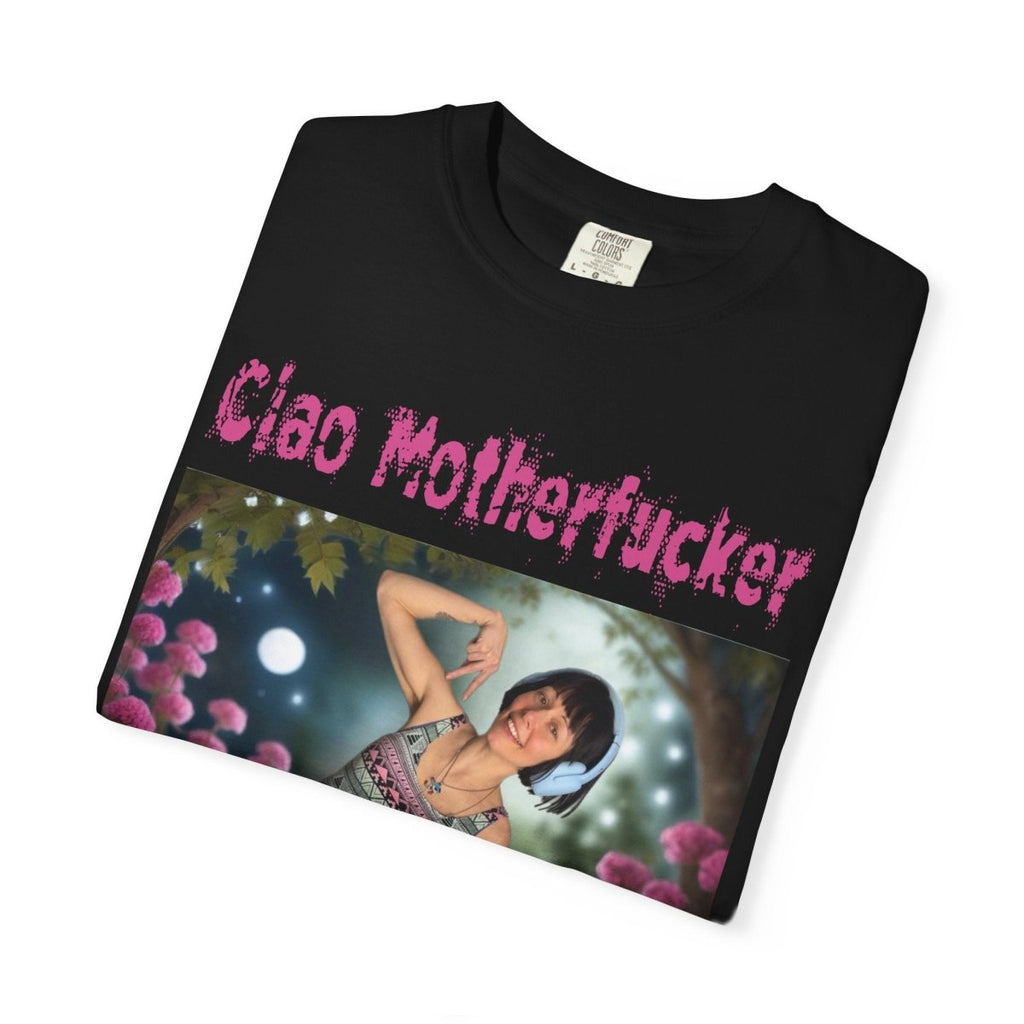 "Ciao Motherfucker - Moon Flowers" | ***[Graphic Tee]*** | EsiFlows | Unisex Garment - Dyed T-shirt - EsiFlows