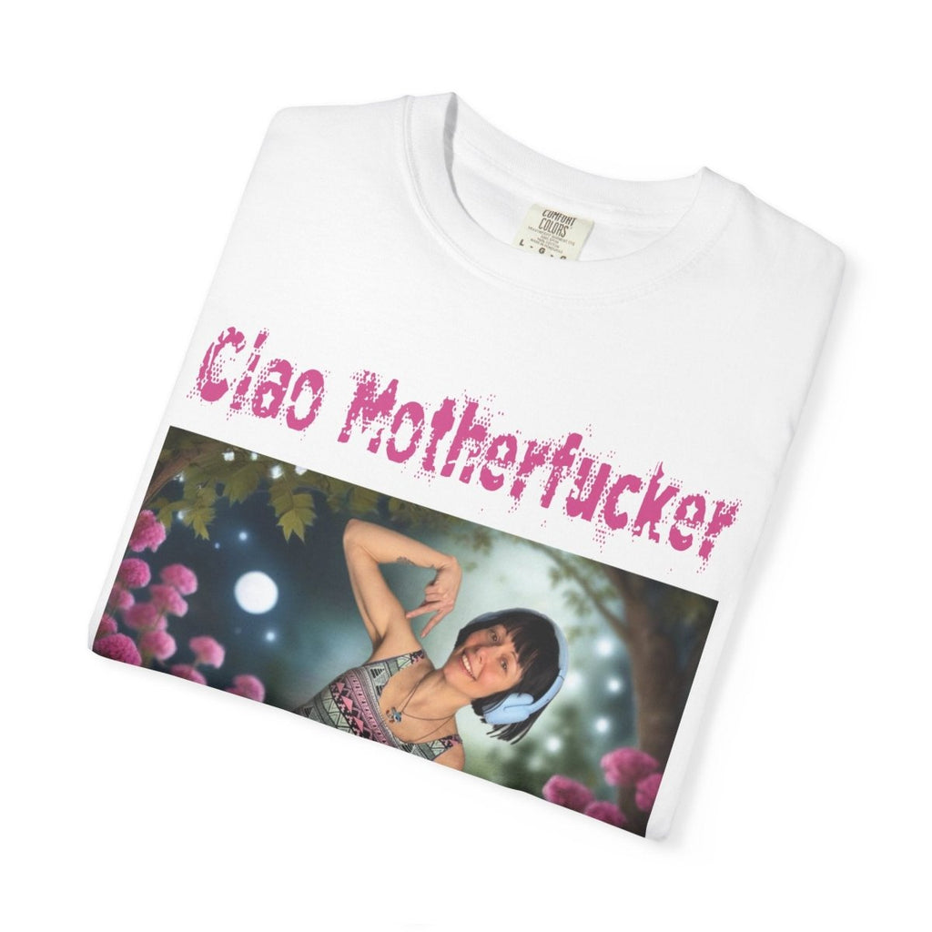 "Ciao Motherfucker - Moon Flowers" | ***[Graphic Tee]*** | EsiFlows | Unisex Garment - Dyed T-shirt - EsiFlows