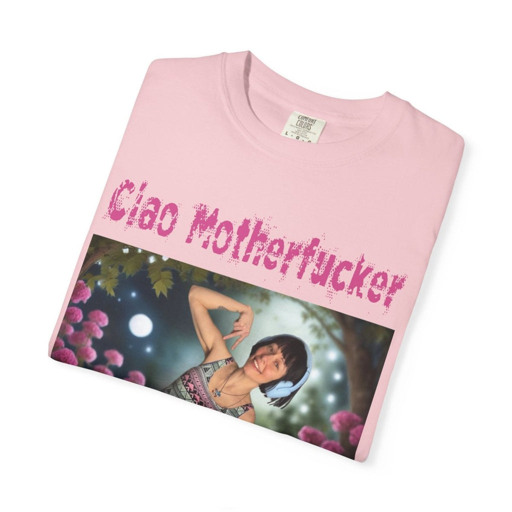 "Ciao Motherfucker - Moon Flowers" | ***[Graphic Tee]*** | EsiFlows | Unisex Garment - Dyed T-shirt - EsiFlows