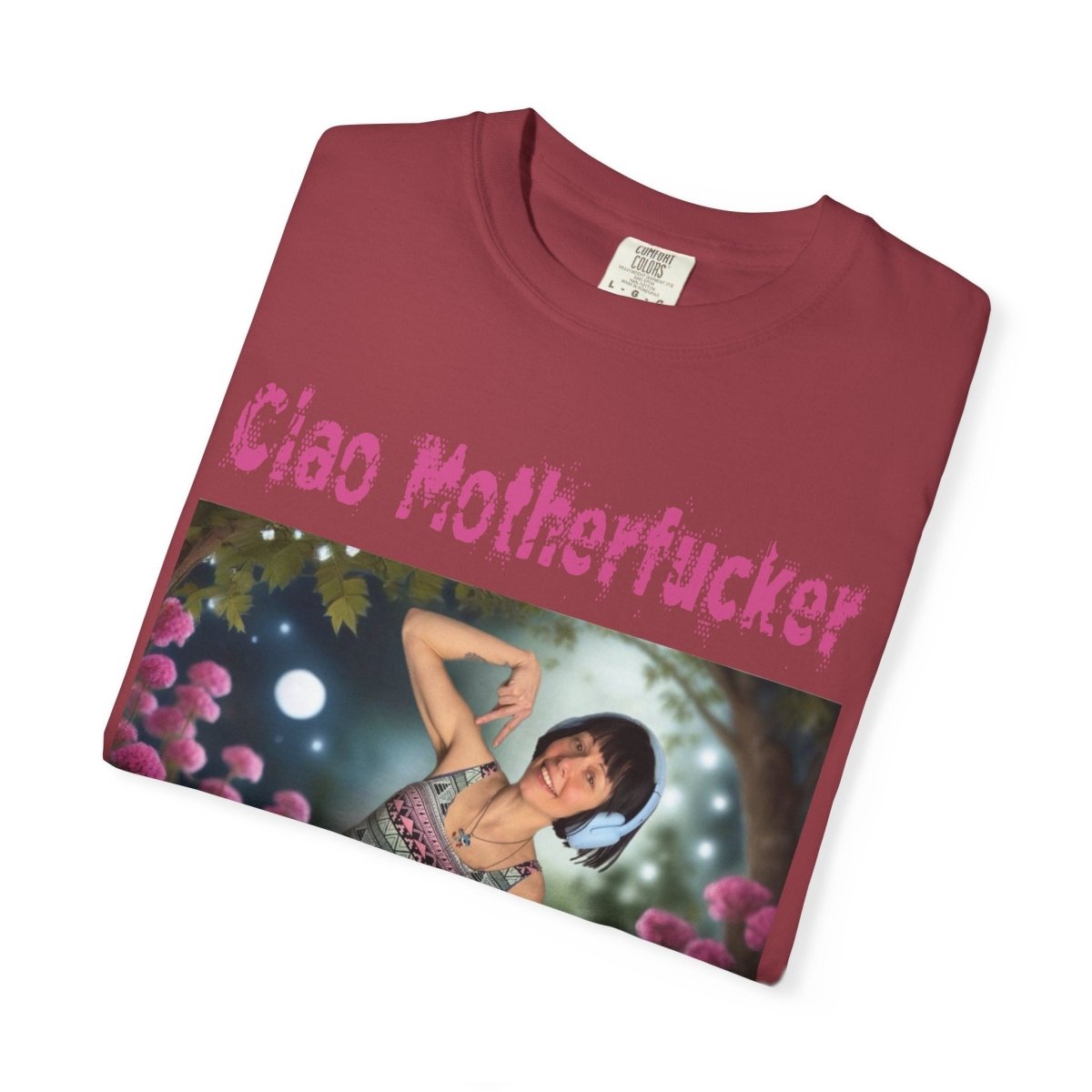 "Ciao Motherfucker - Moon Flowers" | ***[Graphic Tee]*** | EsiFlows | Unisex Garment - Dyed T-shirt - EsiFlows
