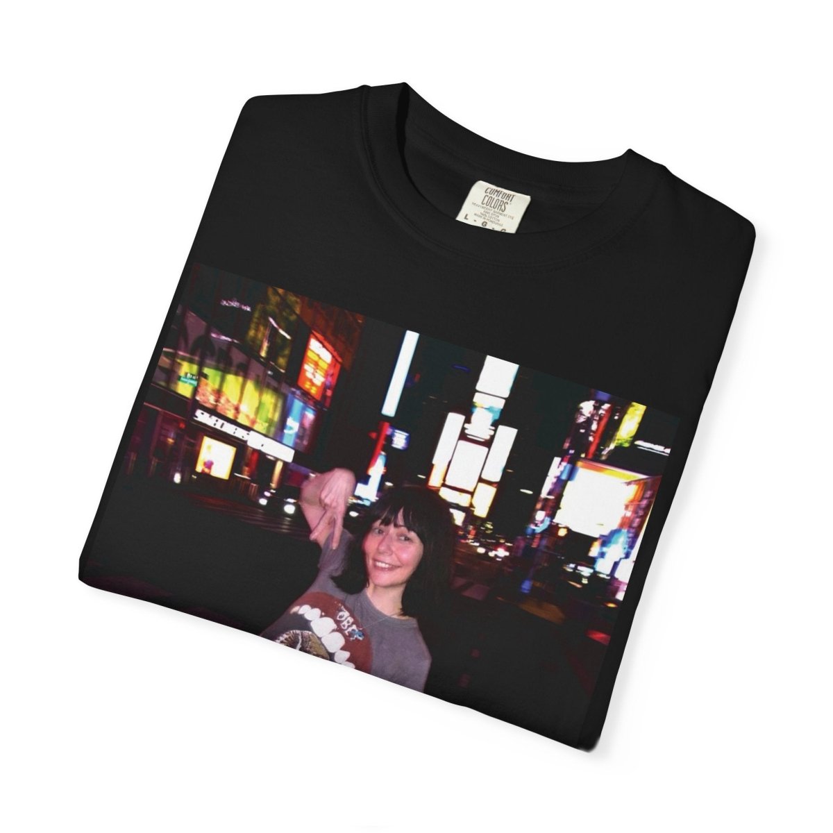 "Ciao New York City, Times Square" | ***[Graphic Tee]*** | EsiFlows | New York City Streetwear Fashion Dreamy Unisex Garment - Dyed T-shirt - EsiFlows