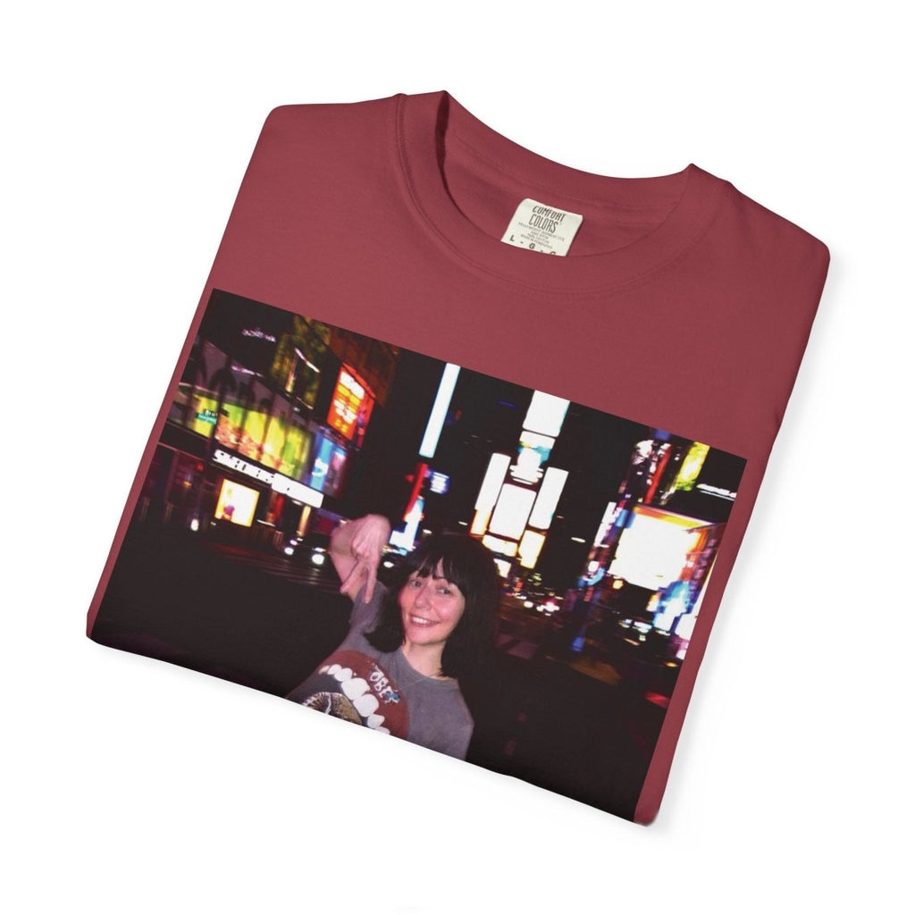 "Ciao New York City, Times Square" | ***[Graphic Tee]*** | EsiFlows | New York City Streetwear Fashion Dreamy Unisex Garment - Dyed T-shirt - EsiFlows