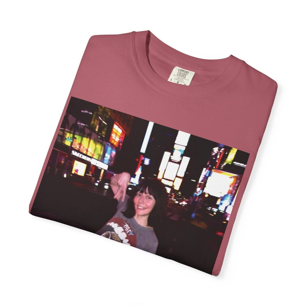 "Ciao New York City, Times Square" | ***[Graphic Tee]*** | EsiFlows | New York City Streetwear Fashion Dreamy Unisex Garment - Dyed T-shirt - EsiFlows