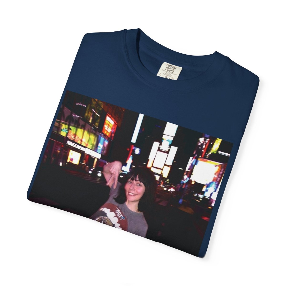 "Ciao New York City, Times Square" | ***[Graphic Tee]*** | EsiFlows | New York City Streetwear Fashion Dreamy Unisex Garment - Dyed T-shirt - EsiFlows