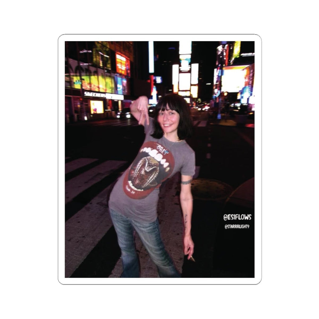 "Ciao New York City, Times Square" | ***[Sticker]*** | EsiFlows | NYC Streetwear Fashion Alternative Stickers - EsiFlows