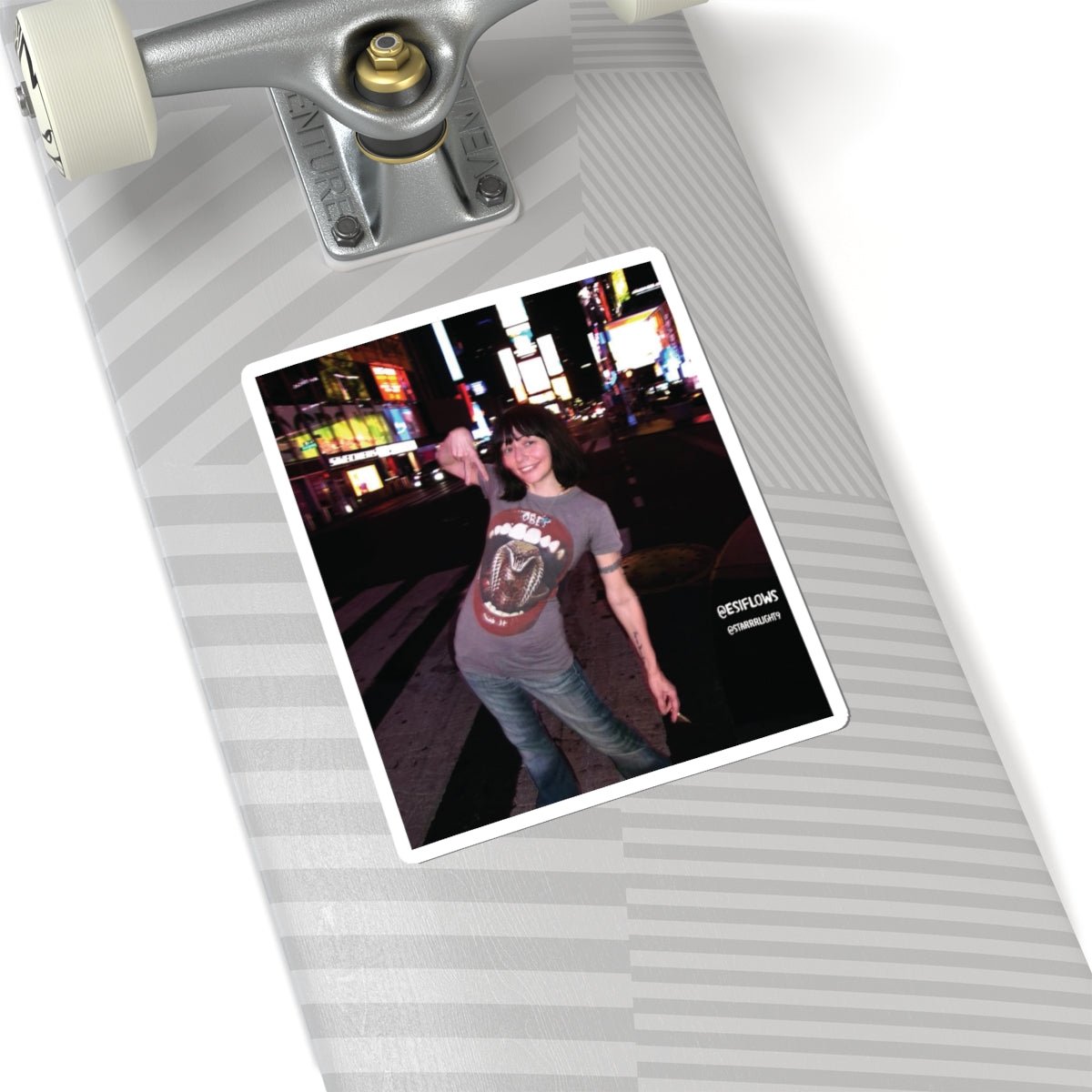 "Ciao New York City, Times Square" | ***[Sticker]*** | EsiFlows | NYC Streetwear Fashion Alternative Stickers - EsiFlows