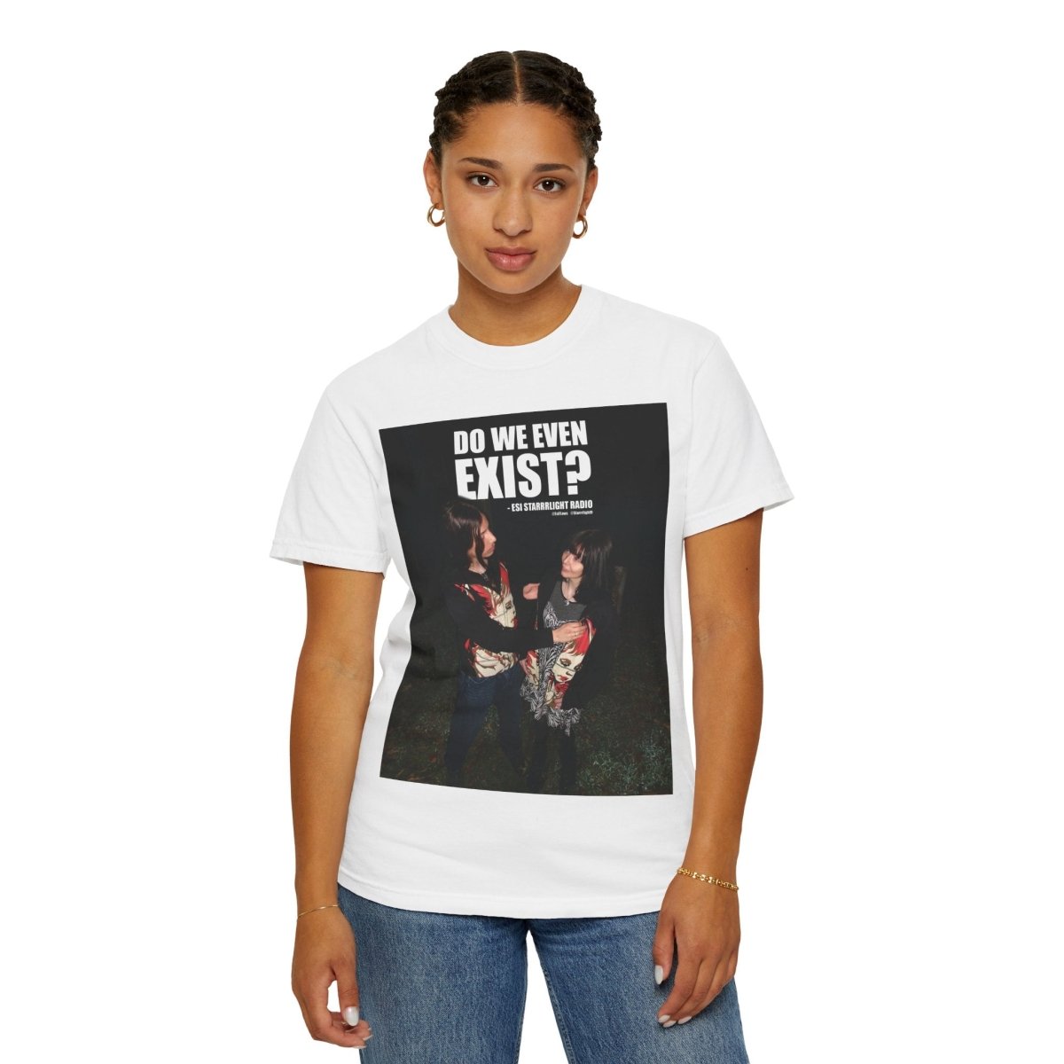 "Do We Even Exist?" | ***[Graphic Tee]*** | EsiFlows x Esi Starrrlight Radio | Existential Humor Tee - EsiFlows