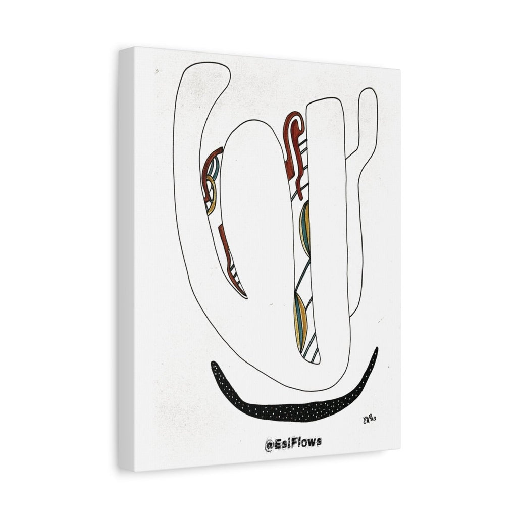 "Energy Art v10" | ***[Canvas Print]*** | EsiFlows | Colorful Abstract Canvas Wall Art - EsiFlows
