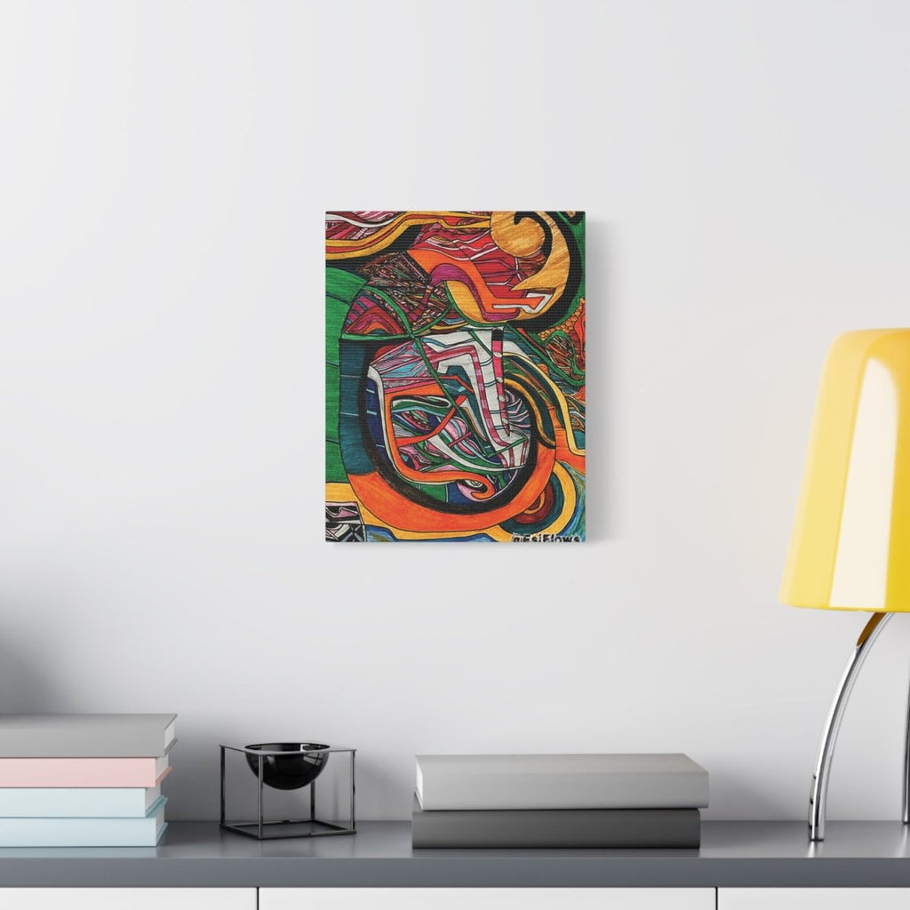 "Energy Art v12" | ***[Canvas Print]*** | EsiFlows | Colorful Abstract Canvas Wall Art - EsiFlows