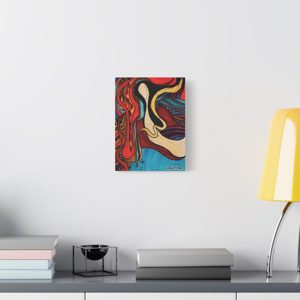 "Energy Art v15" | ***[Canvas Print]*** | EsiFlows | Colorful Abstract Canvas Wall Art - EsiFlows