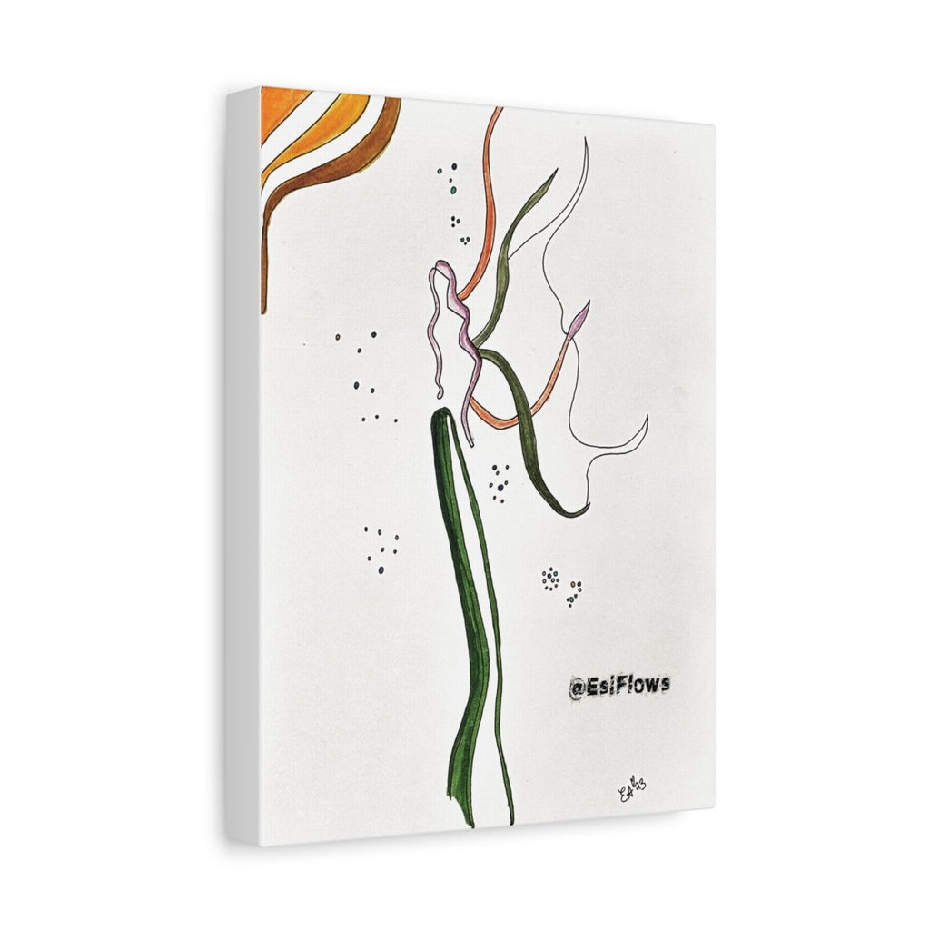 "Energy Art v5" | ***[Canvas Print]*** | EsiFlows | Colorful Abstract Canvas Wall Art - EsiFlows