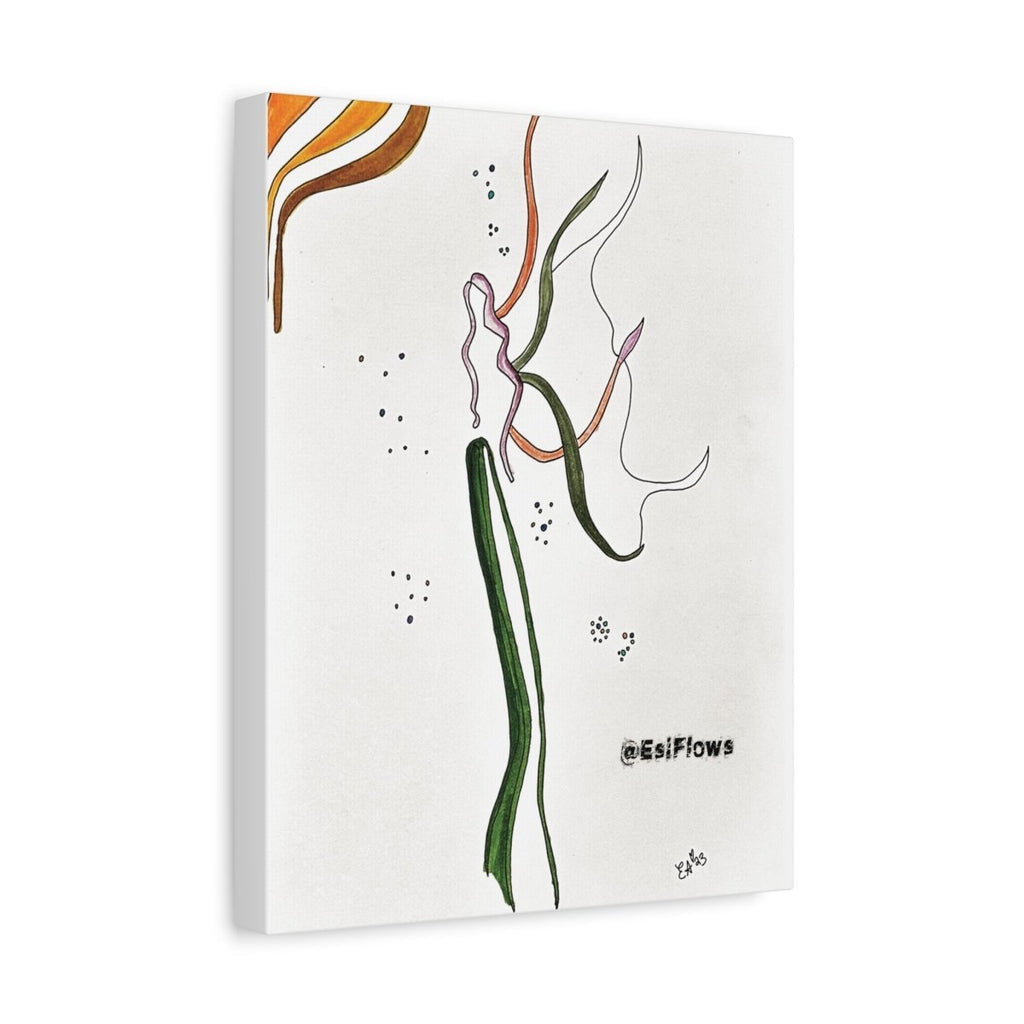 "Energy Art v5" | ***[Canvas Print]*** | EsiFlows | Colorful Abstract Canvas Wall Art - EsiFlows