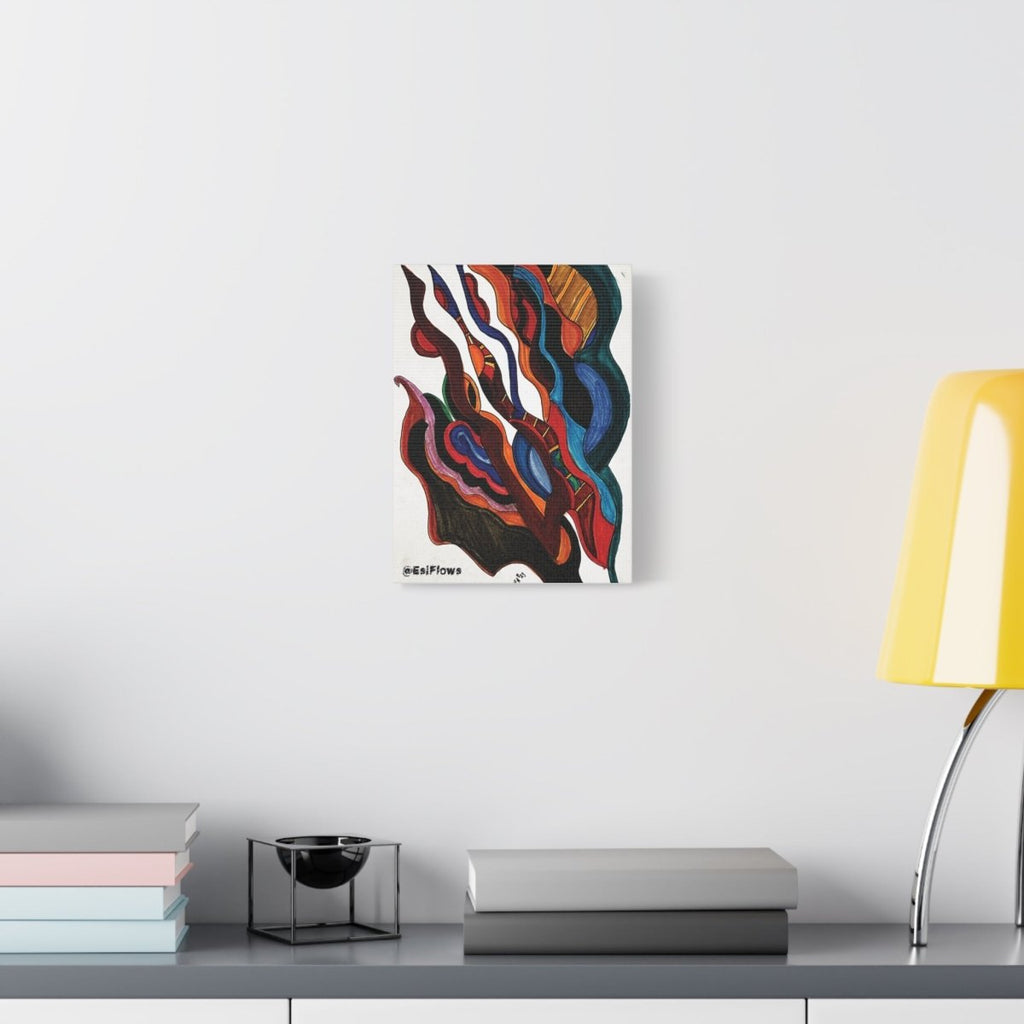 "Energy Art v9" | ***[Canvas Print]*** | EsiFlows | Colorful Abstract Canvas Wall Art - EsiFlows