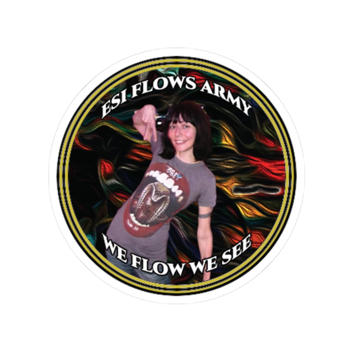 "Esi Flows Army" | ***[Sticker]*** | EsiFlows | Army Flowie Stickers - EsiFlows