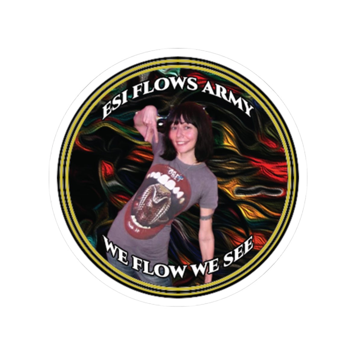 "Esi Flows Army" | ***[Sticker]*** | EsiFlows | Army Flowie Stickers - EsiFlows