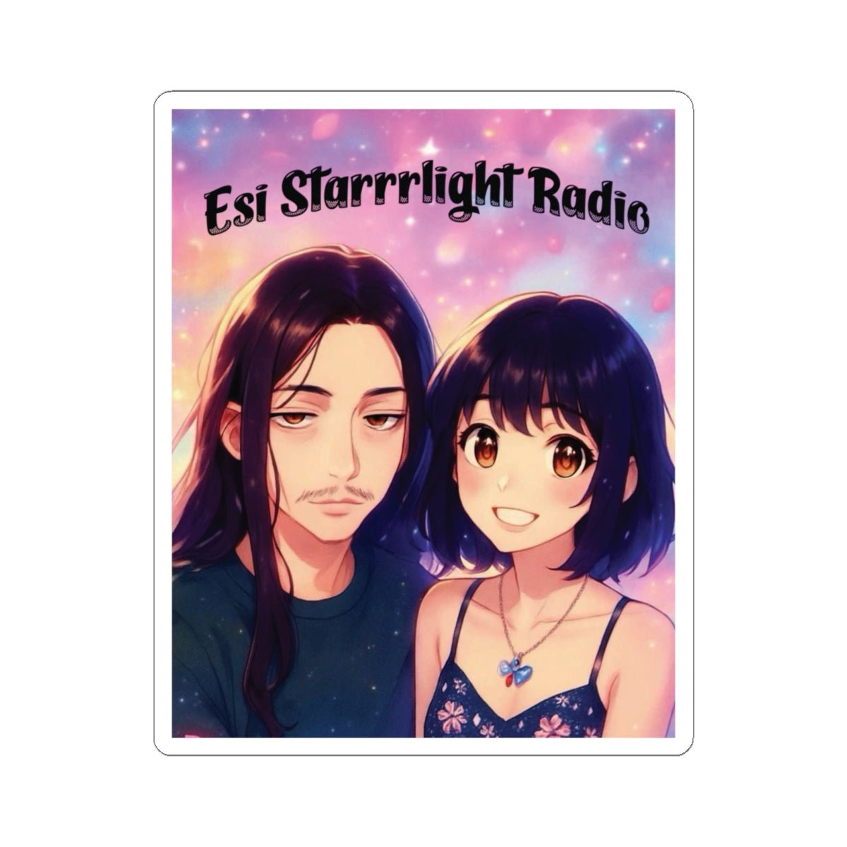 "Esi Starrrlight Radio Anime" | ***[Sticker]*** | EsiFlows | Anime Cute Couple Stickers - EsiFlows