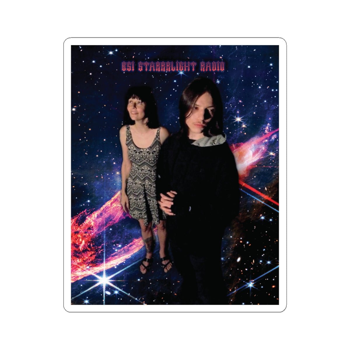"Esi Starrrlight Radio" | ***[Sticker]*** | Esi Starrrlight Radio x EsiFlows | Surreal Dreamy Space Radio Night Sky Stickers - EsiFlows