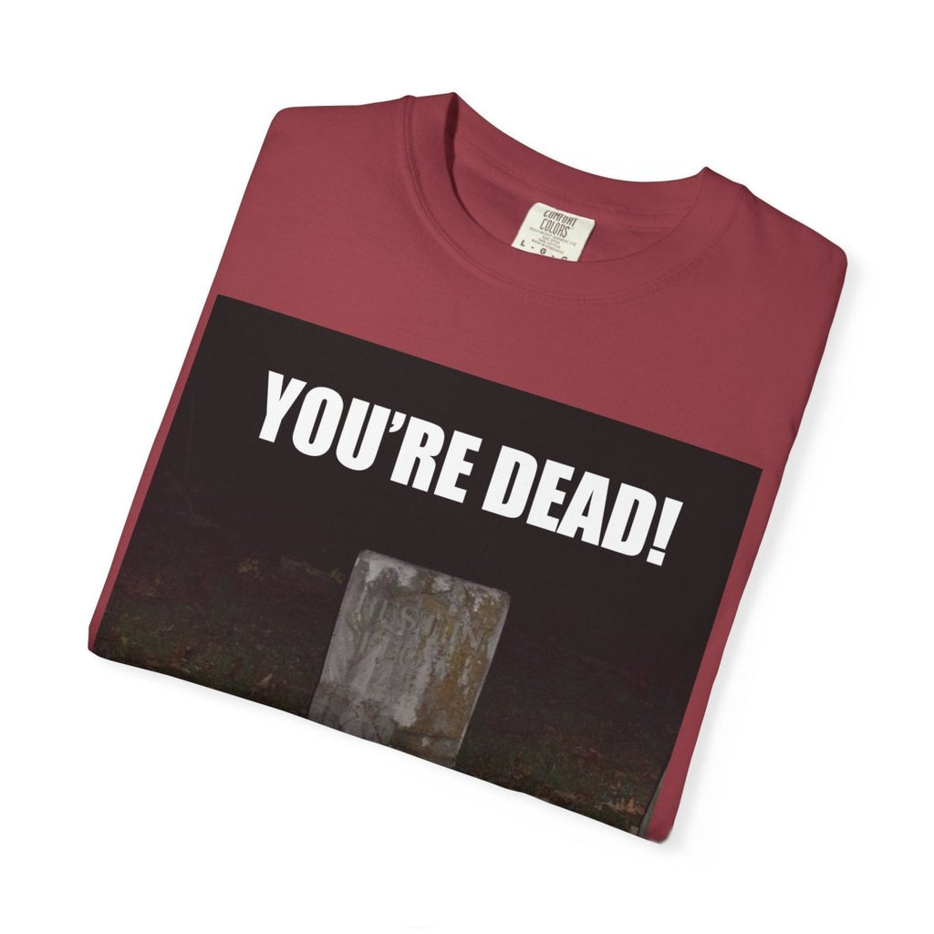 "Esi Starrrlight Radio - You're Dead!" | ***[Graphic Tee]*** | Esi Starrrlight Radio x EsiFlows | Surreal Cemetary Emo Alternative Fashion Model T-Shirt - EsiFlows