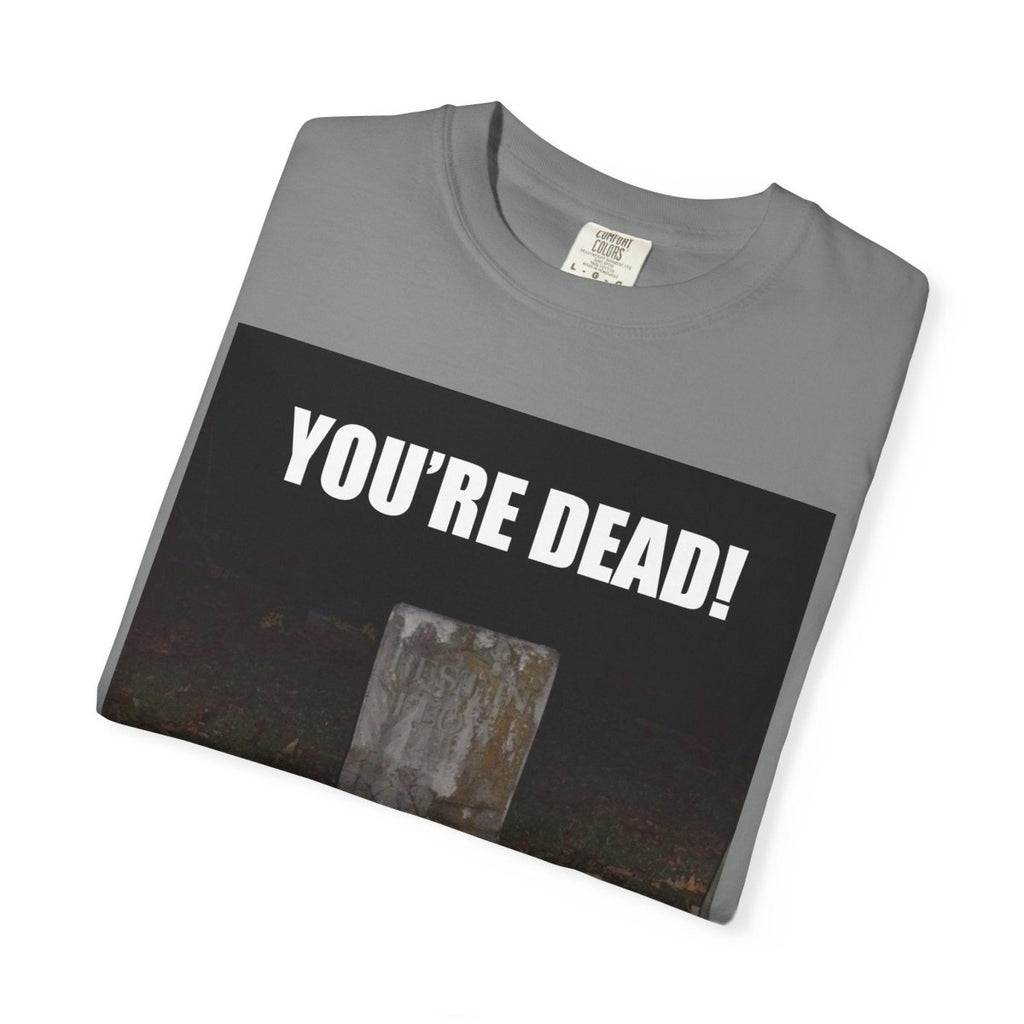 "Esi Starrrlight Radio - You're Dead!" | ***[Graphic Tee]*** | Esi Starrrlight Radio x EsiFlows | Surreal Cemetary Emo Alternative Fashion Model T-Shirt - EsiFlows