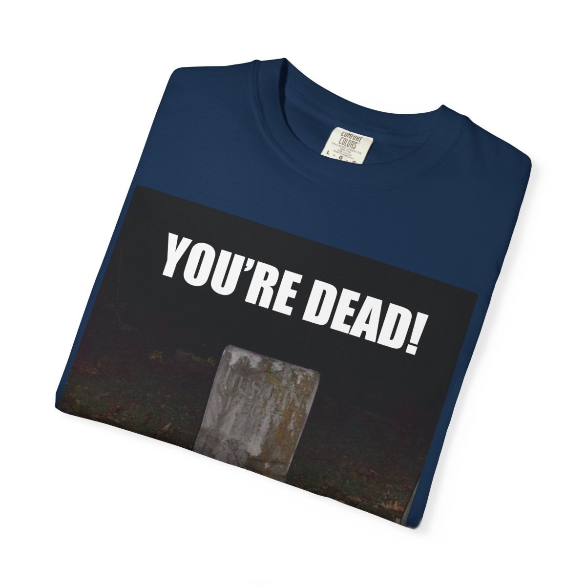 "Esi Starrrlight Radio - You're Dead!" | ***[Graphic Tee]*** | Esi Starrrlight Radio x EsiFlows | Surreal Cemetary Emo Alternative Fashion Model T-Shirt - EsiFlows