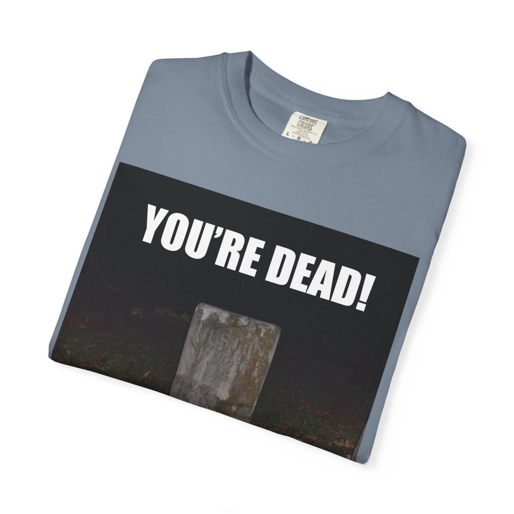 "Esi Starrrlight Radio - You're Dead!" | ***[Graphic Tee]*** | Esi Starrrlight Radio x EsiFlows | Surreal Cemetary Emo Alternative Fashion Model T-Shirt - EsiFlows