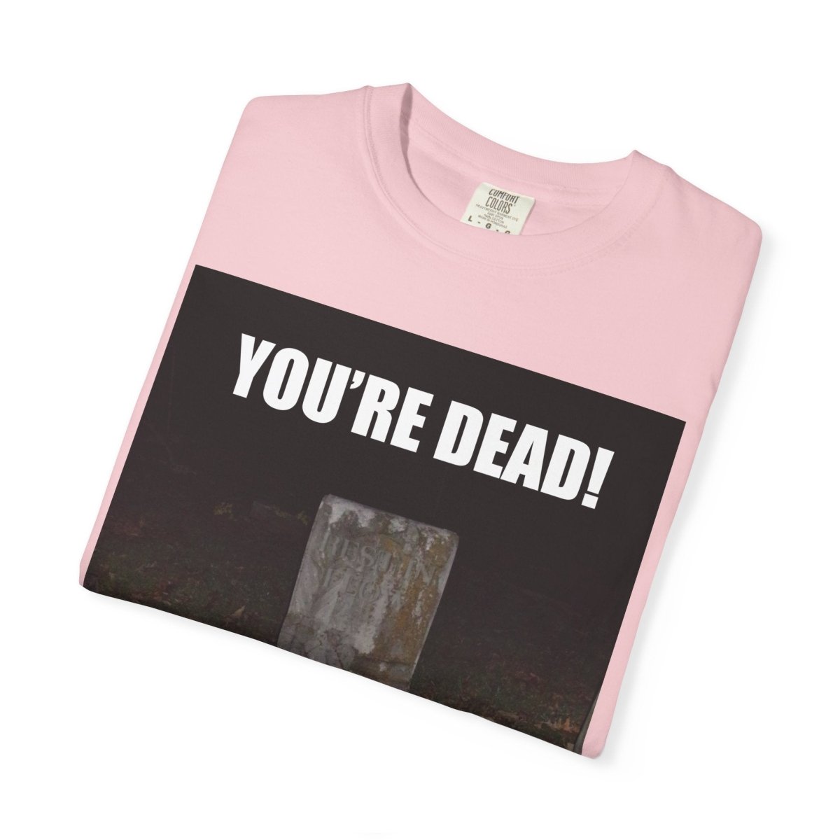 "Esi Starrrlight Radio - You're Dead!" | ***[Graphic Tee]*** | Esi Starrrlight Radio x EsiFlows | Surreal Cemetary Emo Alternative Fashion Model T-Shirt - EsiFlows