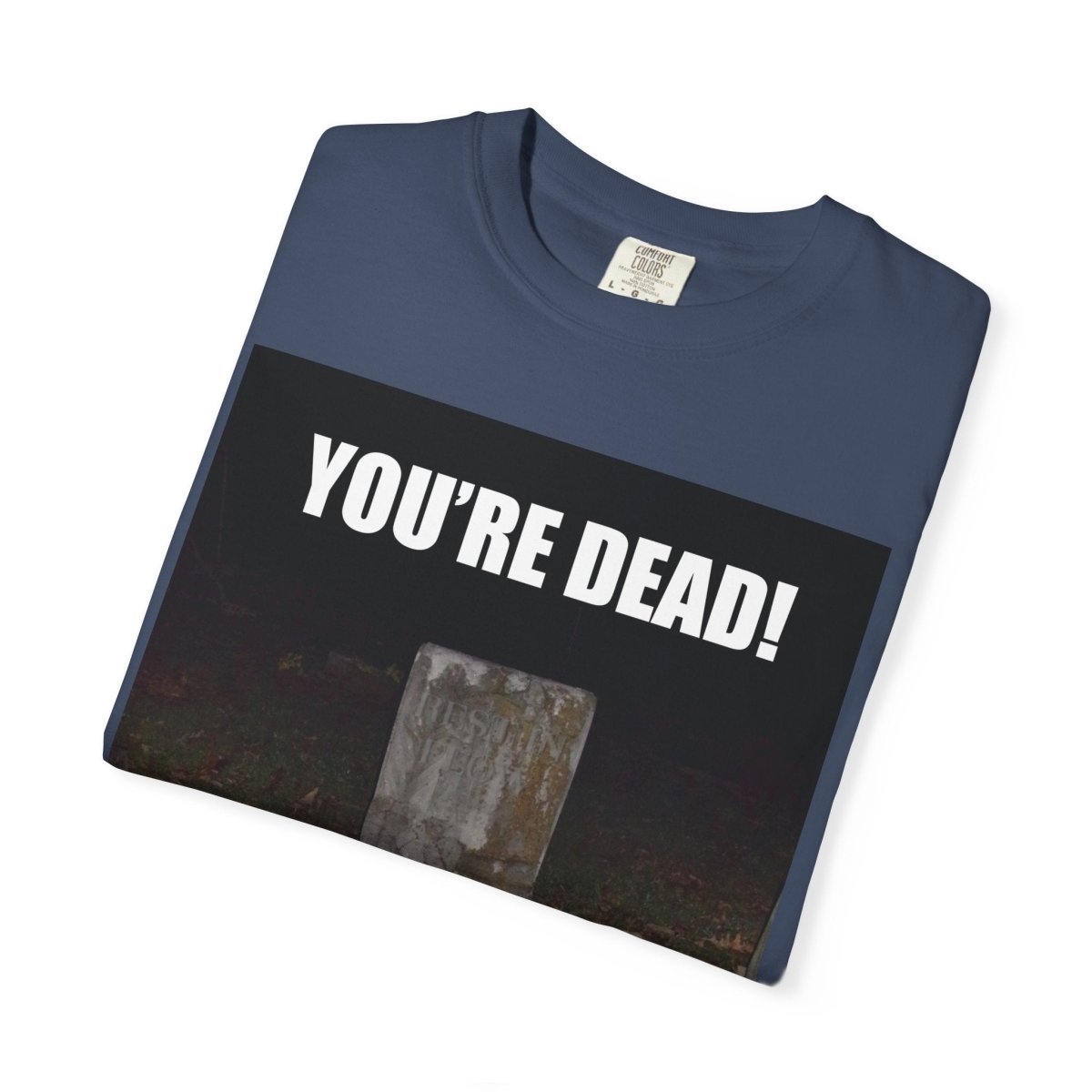 "Esi Starrrlight Radio - You're Dead!" | ***[Graphic Tee]*** | Esi Starrrlight Radio x EsiFlows | Surreal Cemetary Emo Alternative Fashion Model T-Shirt - EsiFlows