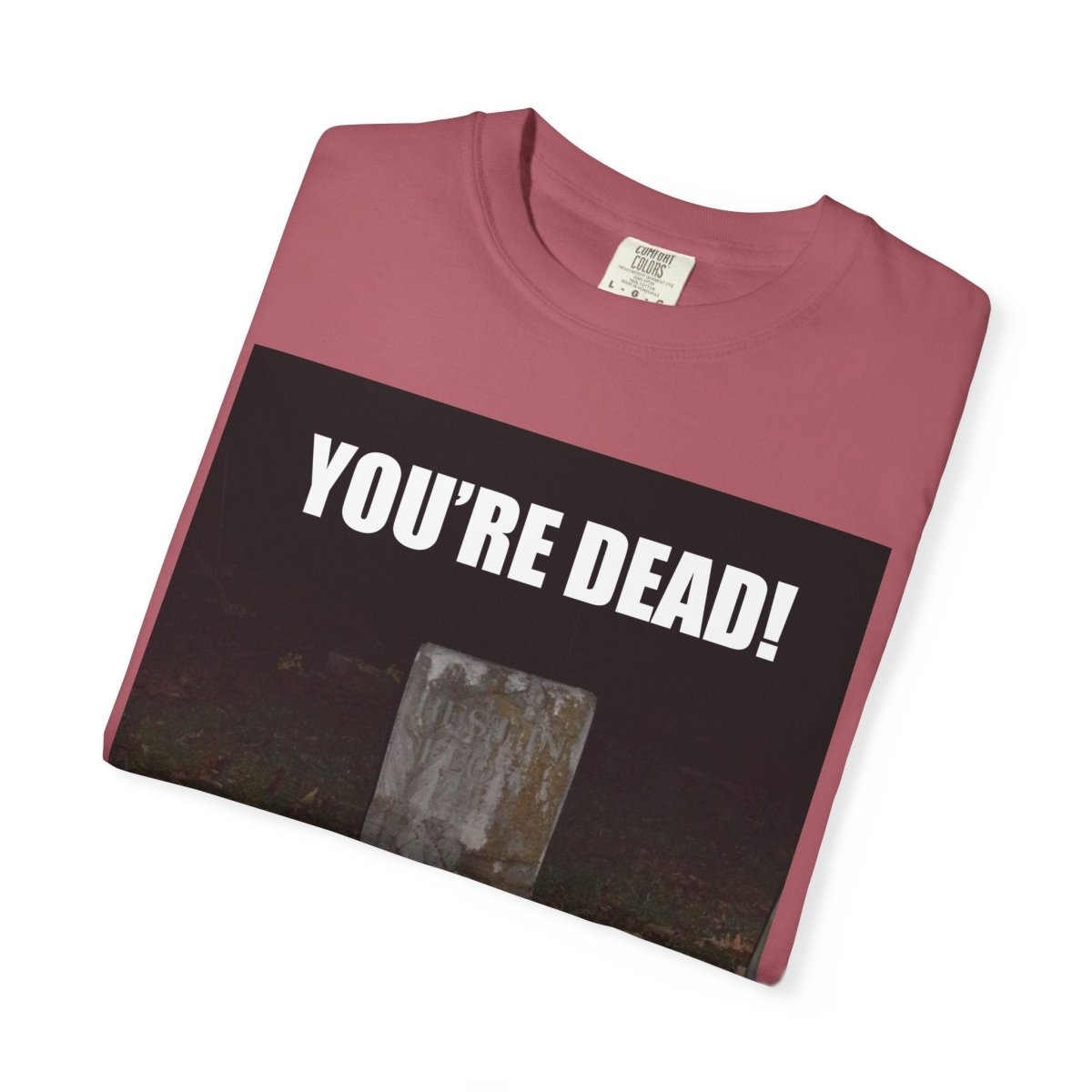 "Esi Starrrlight Radio - You're Dead!" | ***[Graphic Tee]*** | Esi Starrrlight Radio x EsiFlows | Surreal Cemetary Emo Alternative Fashion Model T-Shirt - EsiFlows