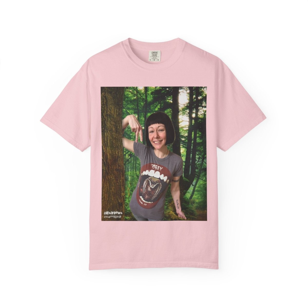 "EsiFlows Faded Forest" | ***[Graphic Tee]*** | EsiFlows | Surreal Dope Fashion Dreamy Unisex Garment - Dyed T-shirt - EsiFlows