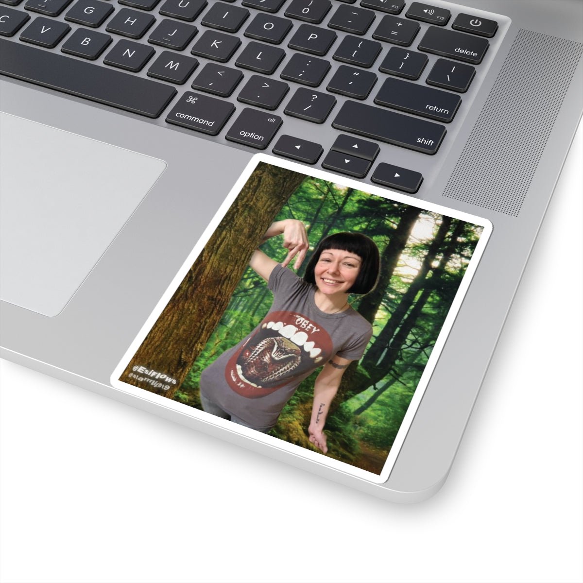 "EsiFlows Faded Forest" | ***[Sticker]*** | Esiflows | Surreal Aesthetic Alternative Psychedelic Streetwear Sticker - EsiFlows