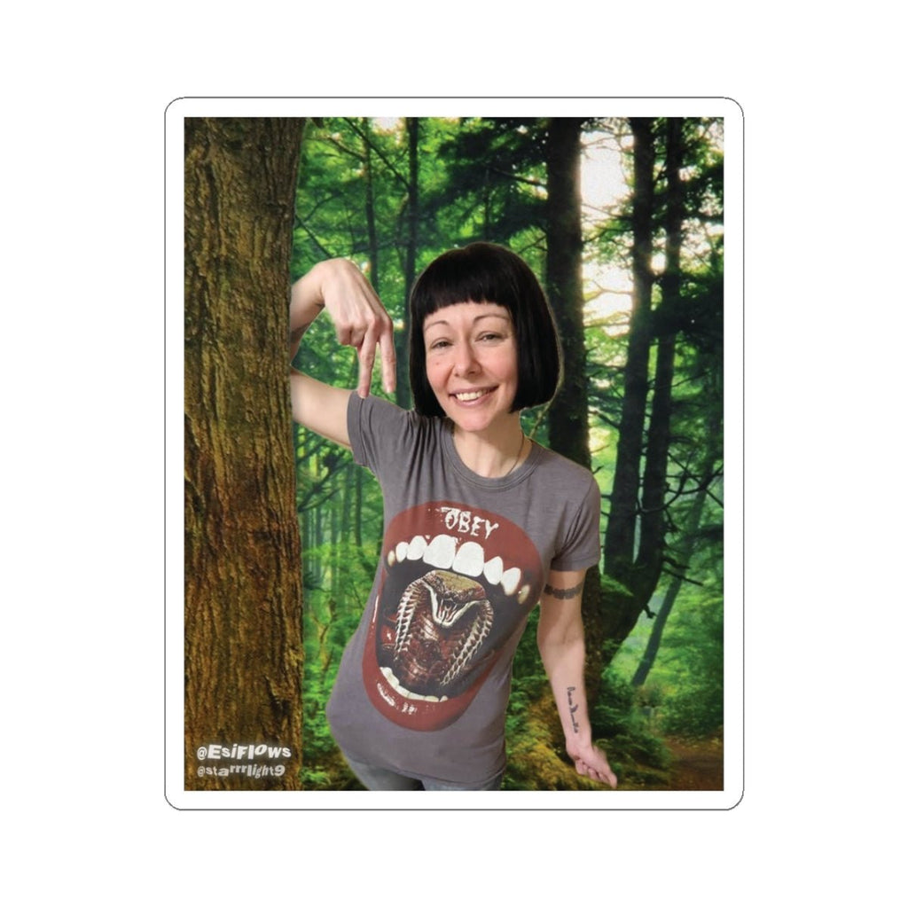 "EsiFlows Faded Forest" | ***[Sticker]*** | Esiflows | Surreal Aesthetic Alternative Psychedelic Streetwear Sticker - EsiFlows