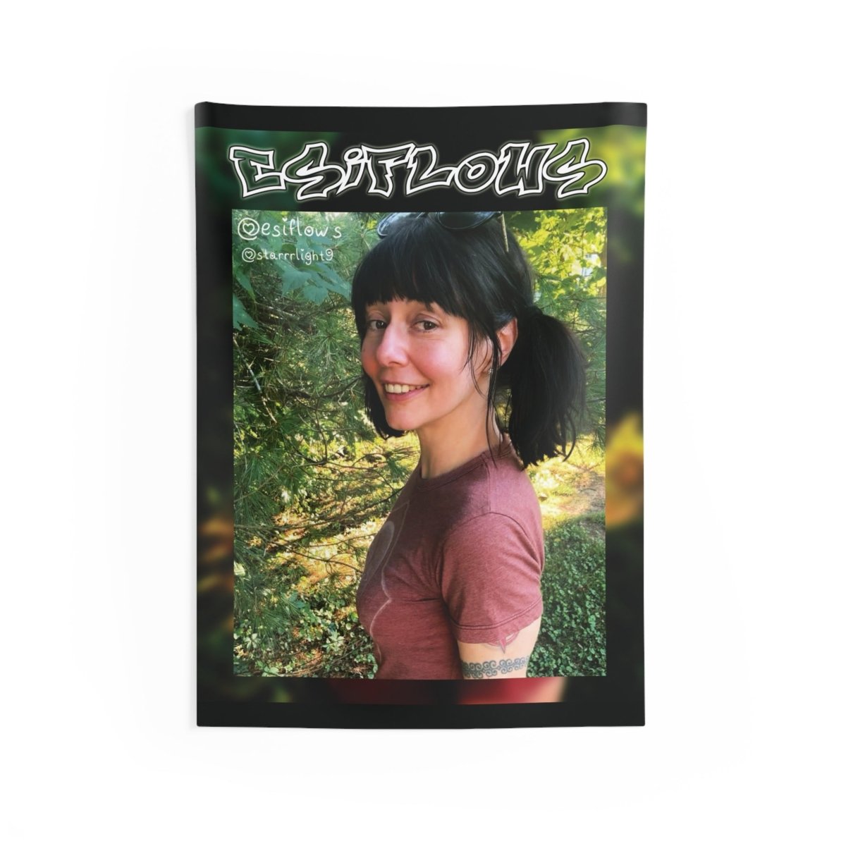 "EsiFlows Faded Forest v3" | ***[Tapestry]*** | EsiFlows | Boho Chic Indoor Wall Tapestry for Home Decor and Gift Ideas - EsiFlows